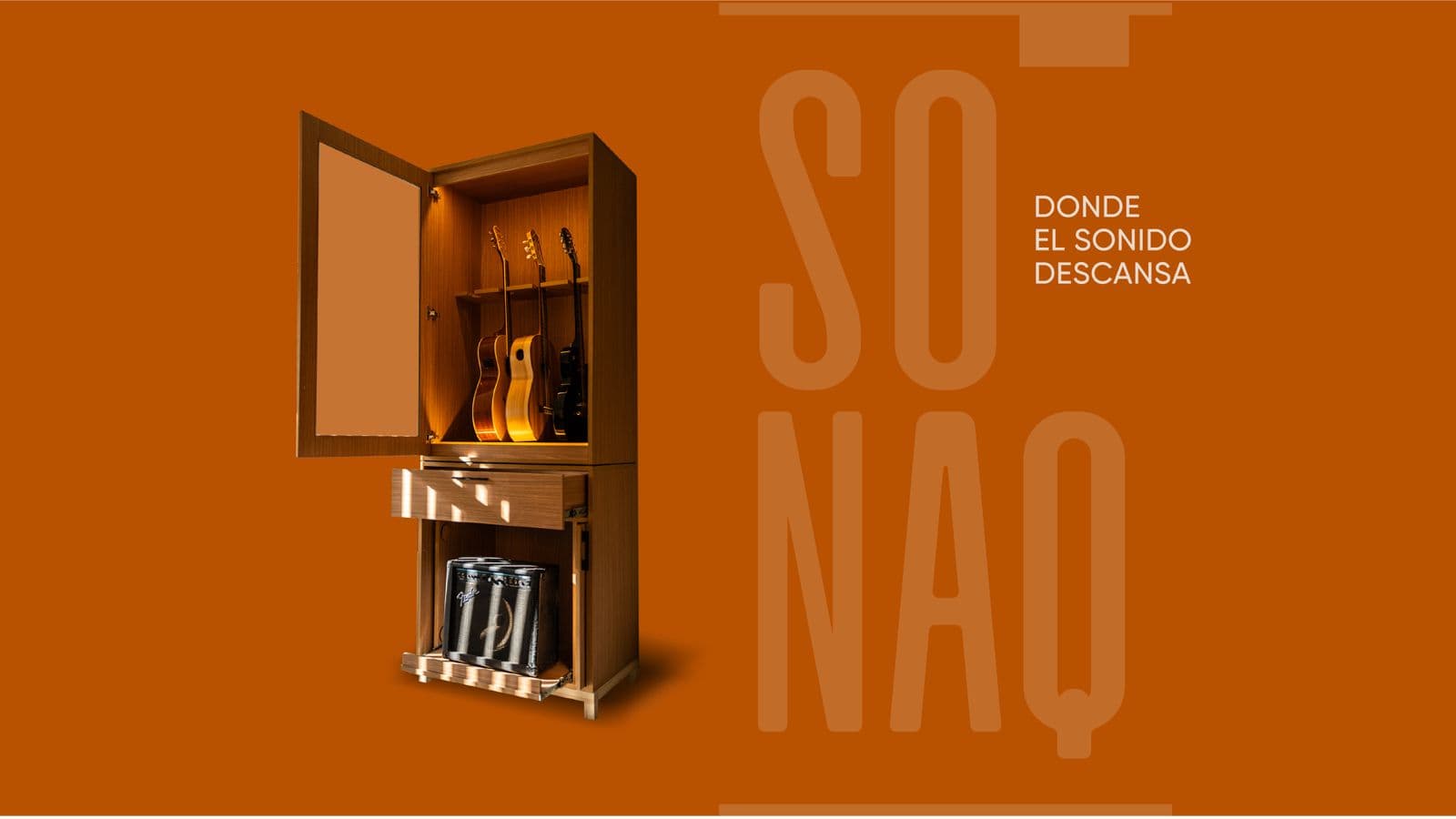 Vitrina Sonaq Standard abierta